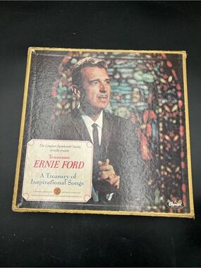 Tennessee Ernie Ford Inspirational Songs Wall Art - Black & Multicolor